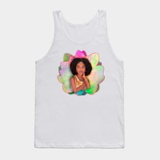 Young afro girl Tank Top